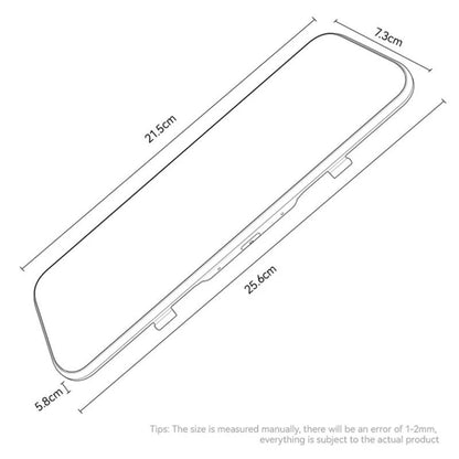 Κάμερα Αυτοκινήτου Yesido KM24 με Carplay / Android Auto, 4K, Οθόνη 9.66 ιντσών