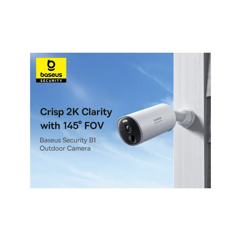 Κάμερα Παρακολούθησης Baseus B1, Wi-Fi, 2K, IP67, Εξωτερική S0SV002130