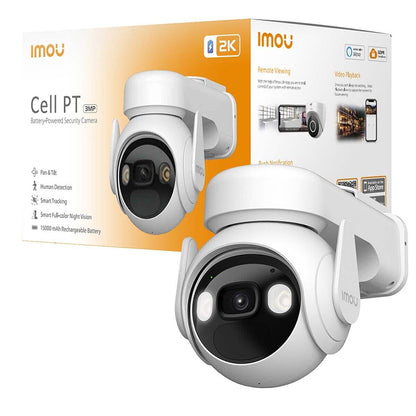 Imou Cell PT Surveillance Camera, Wi-Fi, 2K, IP66, Outdoor IPC-K9EP-3T0WE