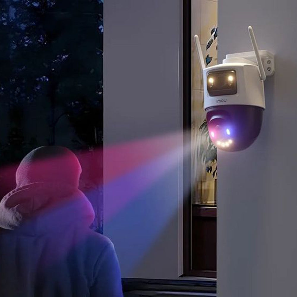 Κάμερα Παρακολούθησης Imou Cruiser Dual 2 Pro, Wi-Fi, 2.5K + 2.5K, IP65, Εξωτερική, Λευκή IPC-S7XFP-8U0WED