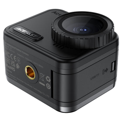 Κάμερα Αθλητική Acefast X1, 4K, Wi-Fi, Μαύρη