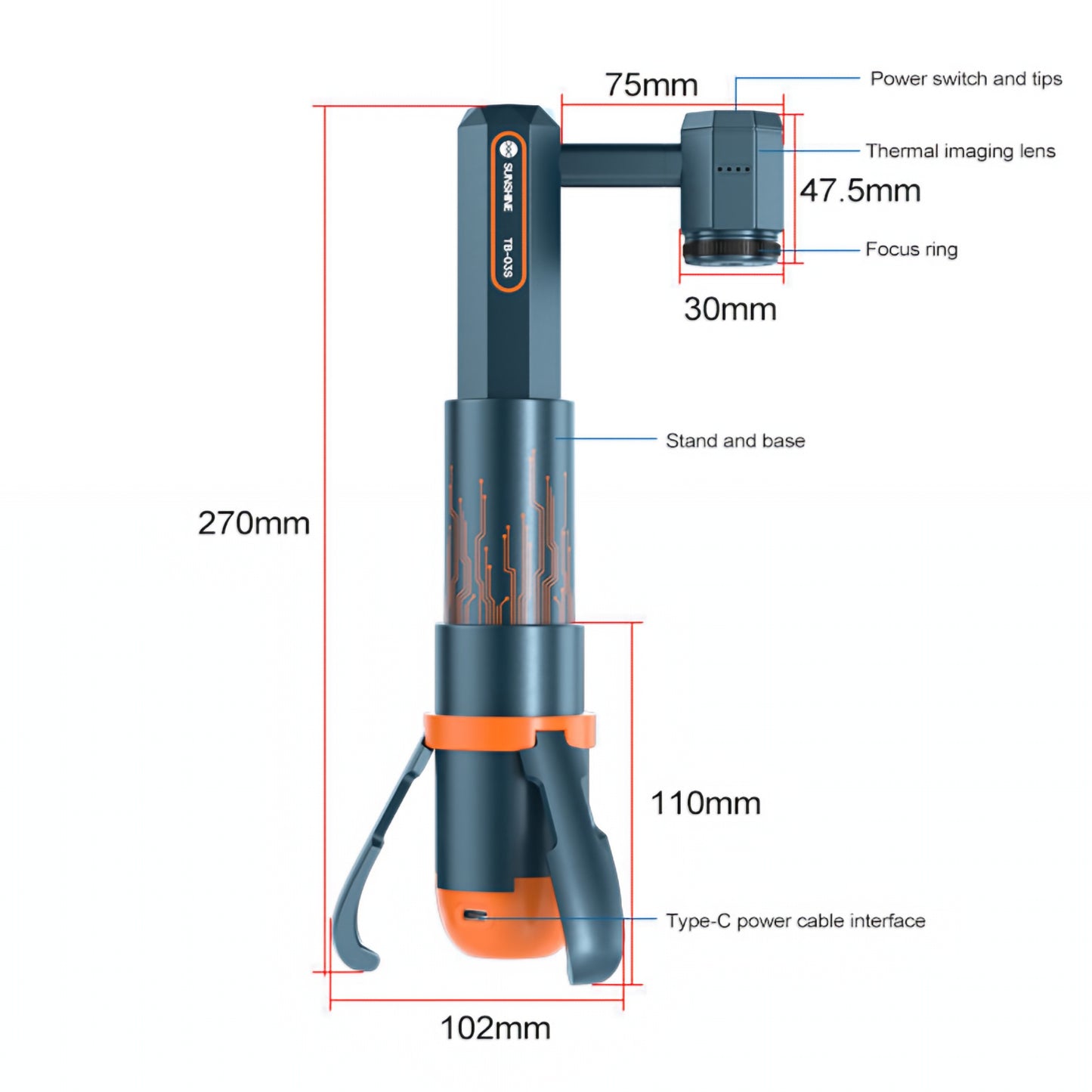 Sunshine TB-03S Thermal Imaging Camera