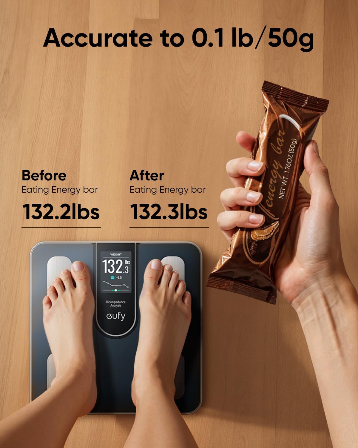 Eufy Smart Scale C20 Digital Scale, Black T9130011