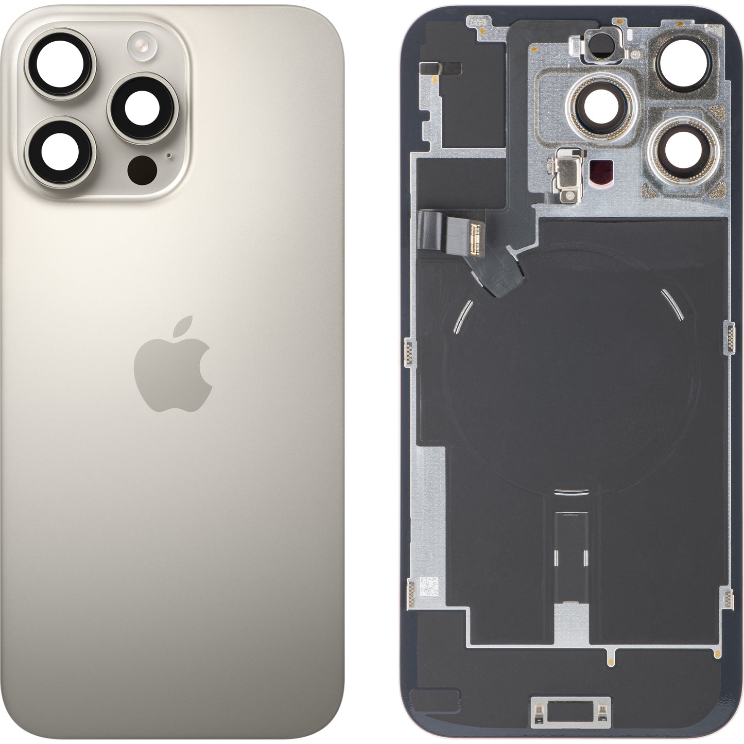 Καπάκι Μπαταρίας Apple iPhone 16 Pro Max, Μπεζ (Natural Titanium), Swap
