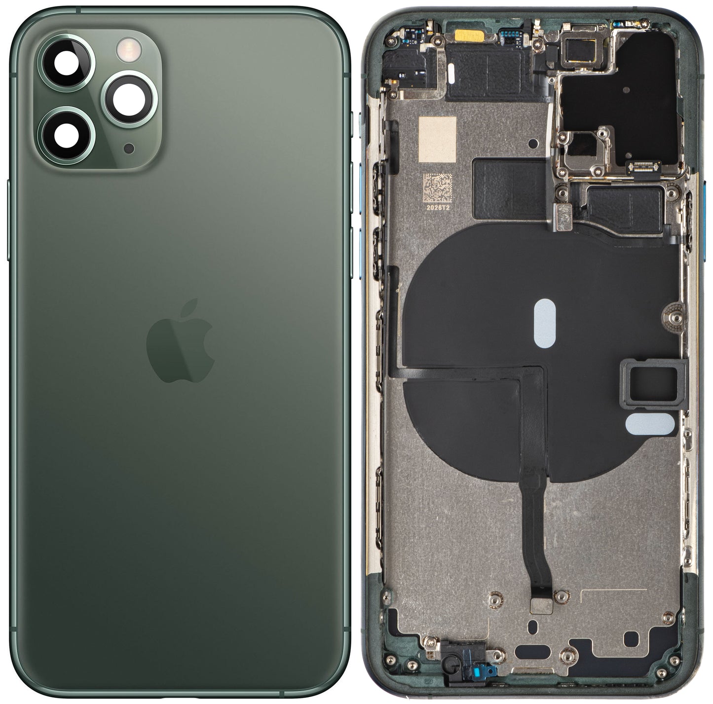 Κάλυμμα Μπαταρίας Apple iPhone 11 Pro, Με Μεσαία Θήκη, Πράσινο (Midnight Green), Swap