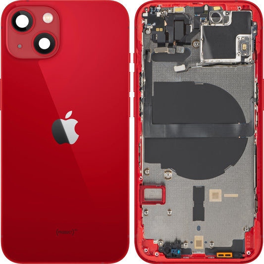 Καπάκι Μπαταρίας Apple iPhone 13, Με Μεσαία Θήκη, Κόκκινο, Swap