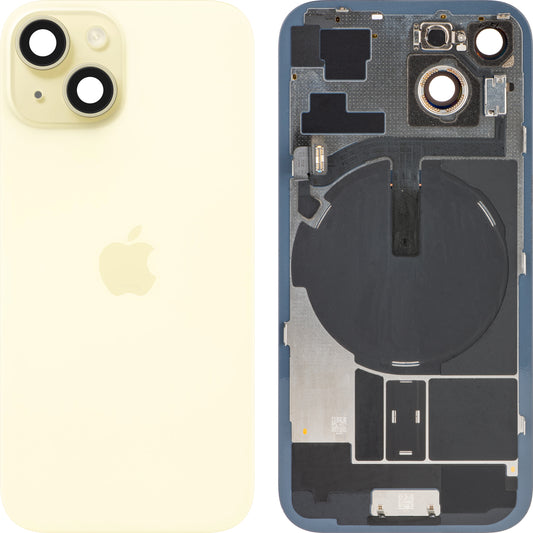 Κάλυμμα Μπαταρίας Apple iPhone 15, Κίτρινο, Swap
