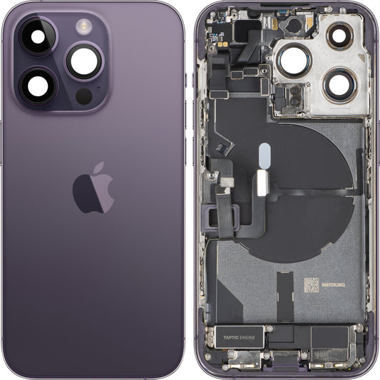 Κάλυμμα Μπαταρίας Apple iPhone 14 Pro, Με Μεσαίο Κέλυφος, Πλήρη Εξαρτήματα, Μωβ (Deep Purple), Swap
