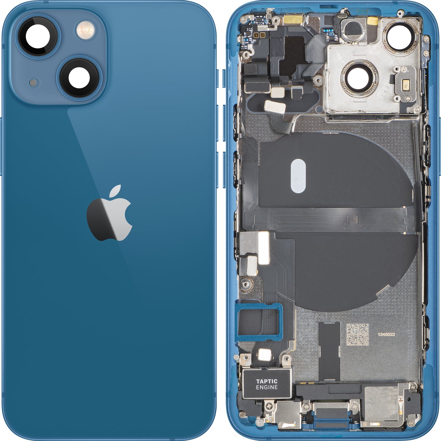 Κάλυμμα Μπαταρίας Apple iPhone 13 mini, Με Μεσαίο Κέλυφος, Πλήρη Εξαρτήματα, Μπλε, Swap