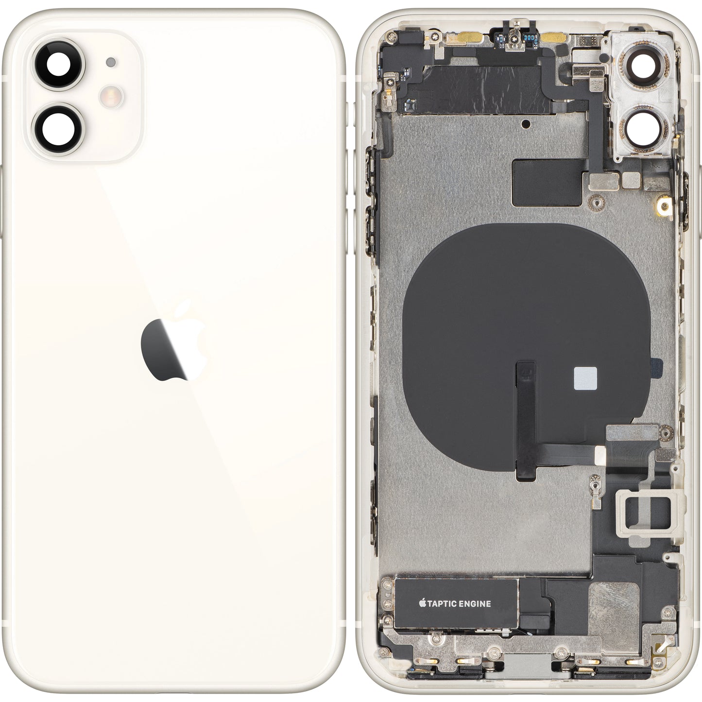 Κάλυμμα Μπαταρίας Apple iPhone 11, Με Μεσαίο Κέλυφος, Πλήρη Εξαρτήματα, Λευκό, Swap