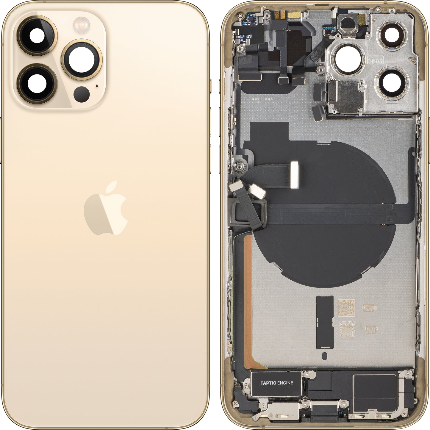 Κάλυμμα Μπαταρίας Apple iPhone 13 Pro Max, Με Μεσαίο Κέλυφος, Πλήρη Εξαρτήματα, Χρυσό, Swap