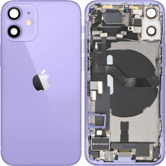 Κάλυμμα Μπαταρίας Apple iPhone 12 mini, Με Μεσαίο Κέλυφος, Πλήρη Εξαρτήματα, Μωβ, Swap