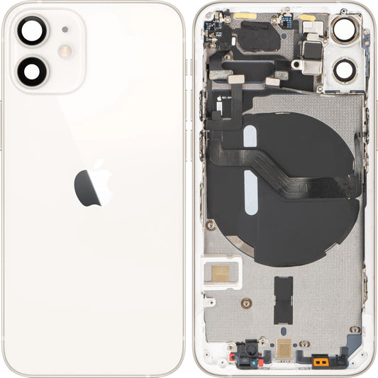 Κάλυμμα Μπαταρίας Apple iPhone 12 mini, Με Μεσαίο Κέλυφος, Λευκό, Swap