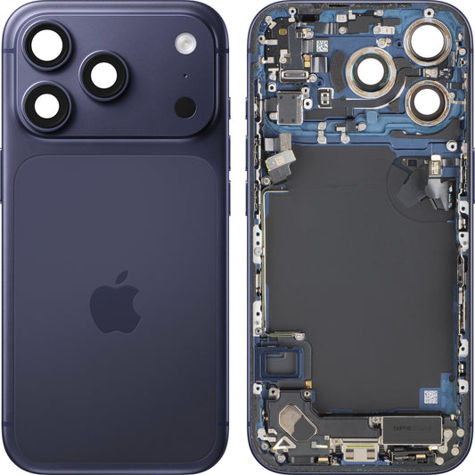 Κάλυμμα Μπαταρίας Apple iPhone 17 Pro, Με Μεσαίο Κέλυφος, Πλήρη Εξαρτήματα, Μπλε Ναυτικό (Deep Blue), Swap