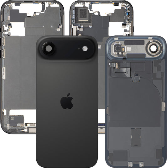 Κάλυμμα Μπαταρίας Apple iPhone 17 Air, Με Μεσαίο Κέλυφος, Πλήρη Εξαρτήματα, Μαύρο (Space Black), Swap