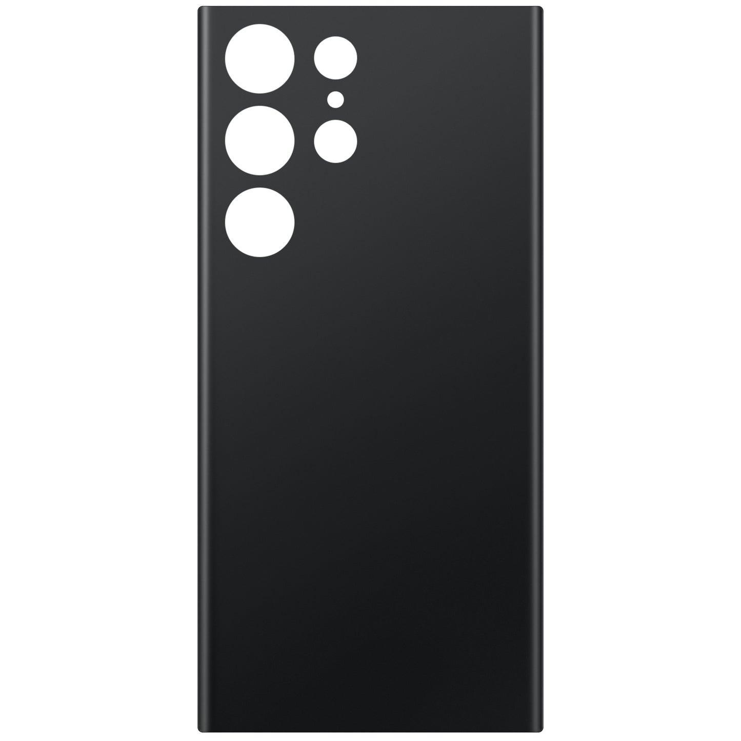 Καπάκι Μπαταρίας συμβατό με Samsung Galaxy S23 Ultra S918, Μαύρο