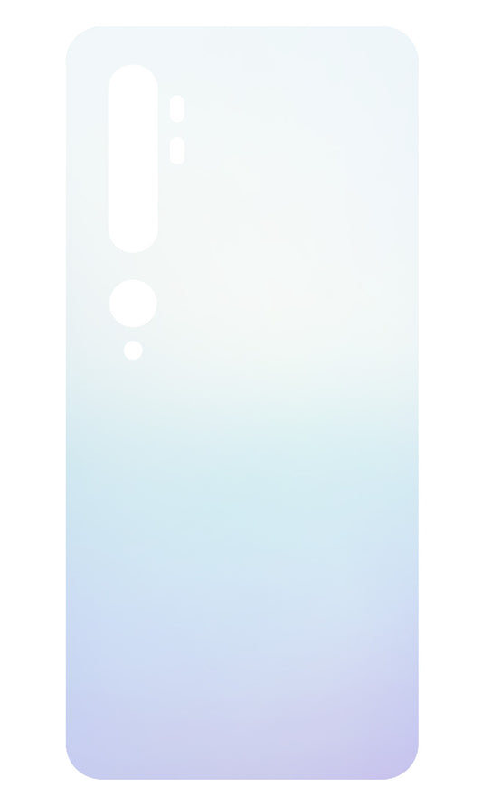 Καπάκι Μπαταρίας συμβατό με Xiaomi Mi Note 10, Λευκό