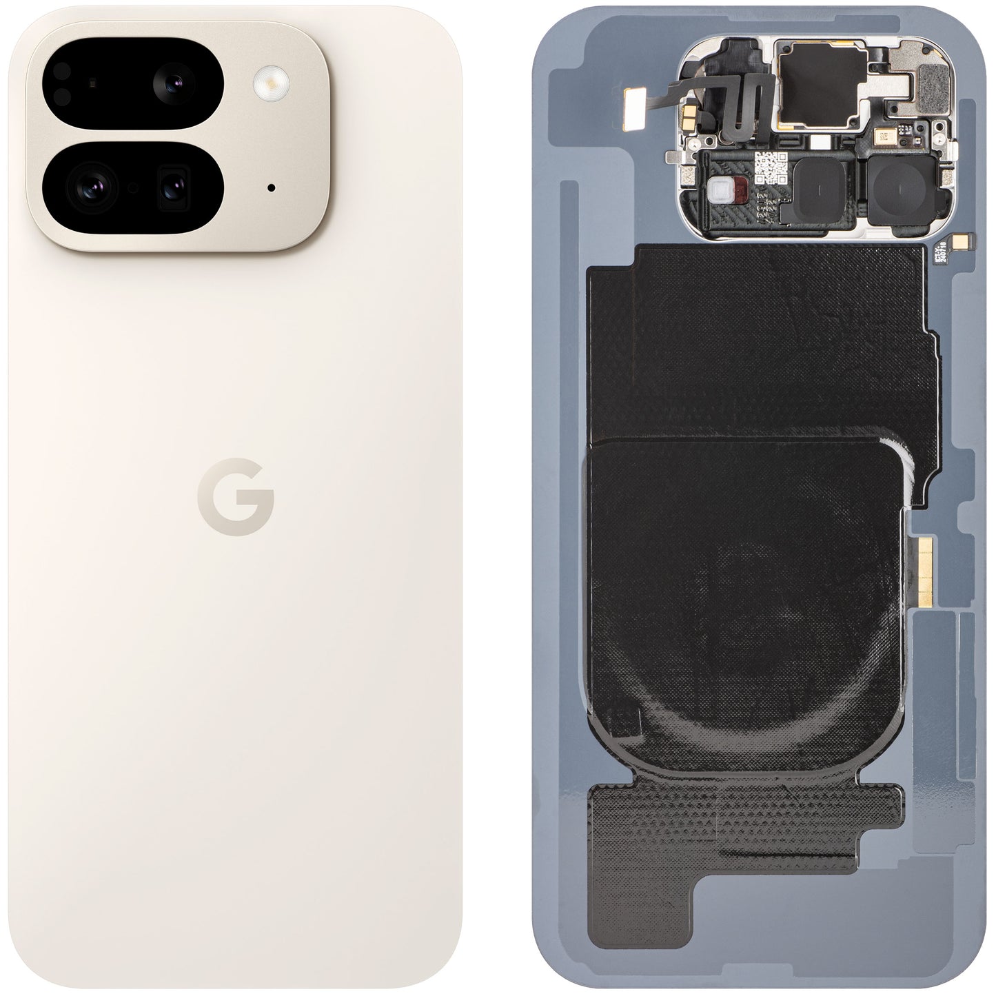 Κάλυμμα Μπαταρίας Google Pixel 9 Pro Fold, Μπεζ (Porcelain), Service Pack G949-00908-00