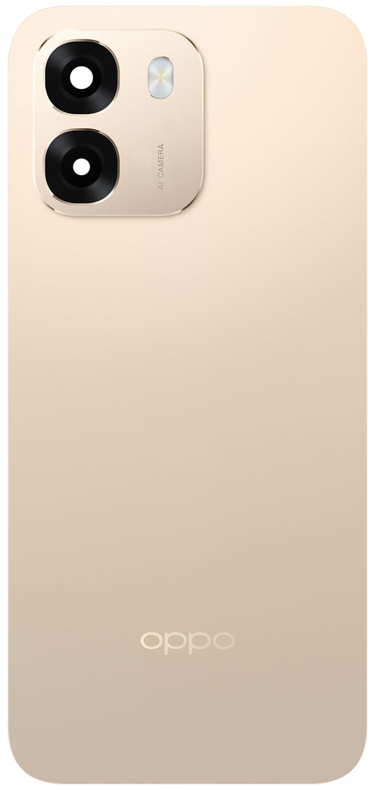 Oppo A6 Battery Cover, Gold (Aurora Gold), Service Pack 621033000876