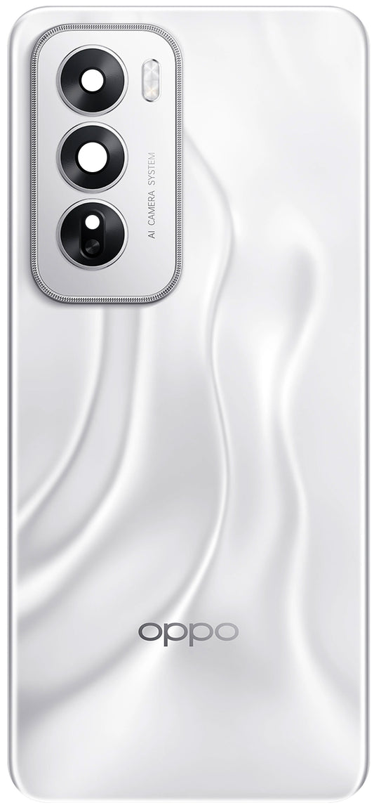 Κάλυμμα Μπαταρίας Oppo Reno12, Ασημί (Astro Silver), Service Pack 621033000316