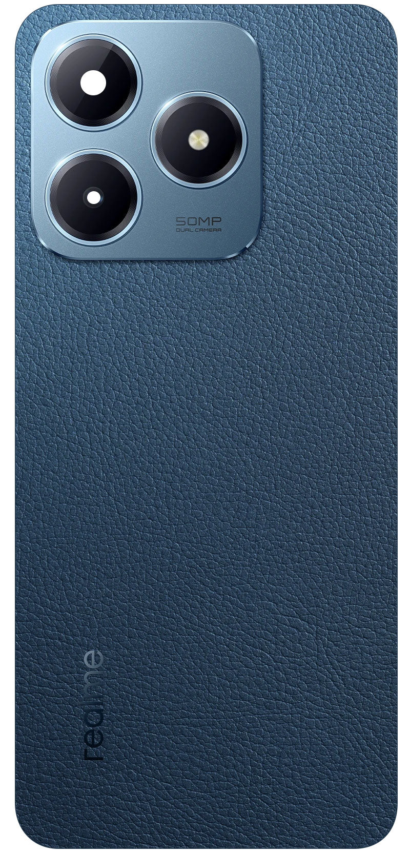 Καπάκι Μπαταρίας Realme C63, Μπλε (Leather Blue), Service Pack 621033000270