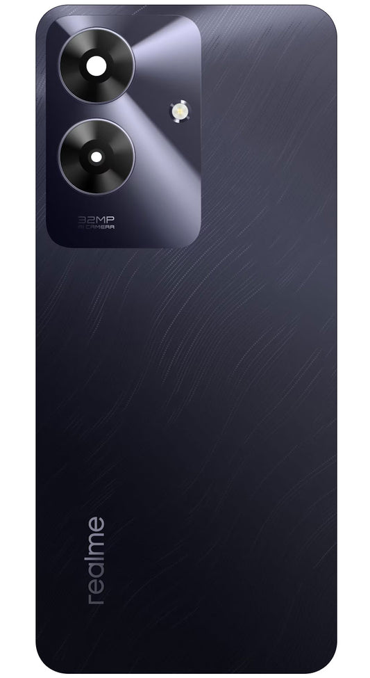 Καπάκι Μπαταρίας Realme Note 60, Μαύρο (Marble Black), Service Pack 621033000293