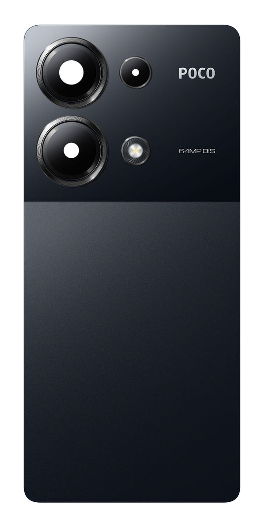 Κάλυμμα Μπαταρίας Xiaomi Poco M6 Pro 4G, Μαύρο, Service Pack 5600070N6P00