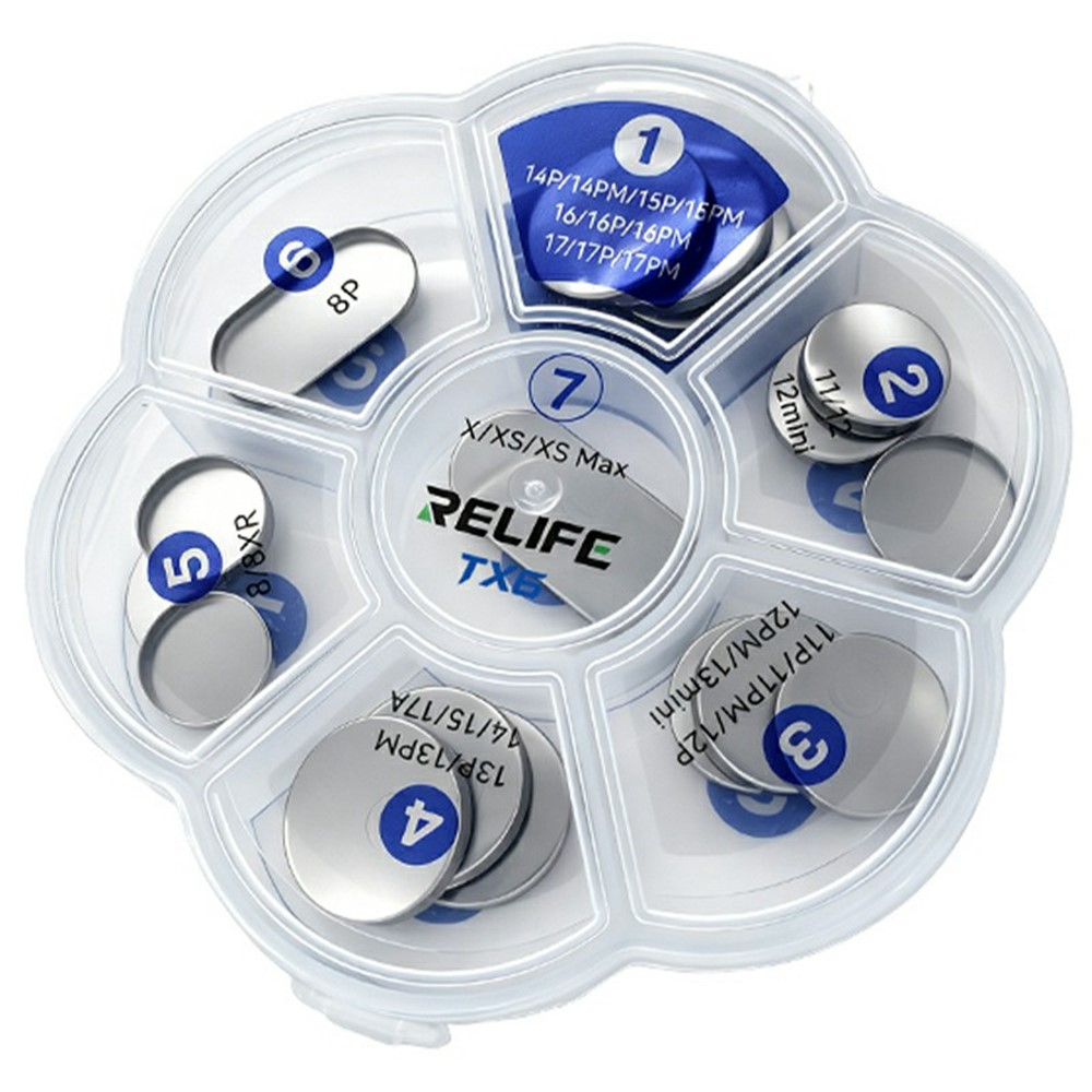 Relife TX6 Camera Lens Protection Cap for Apple iPhone 8 - 17 Series