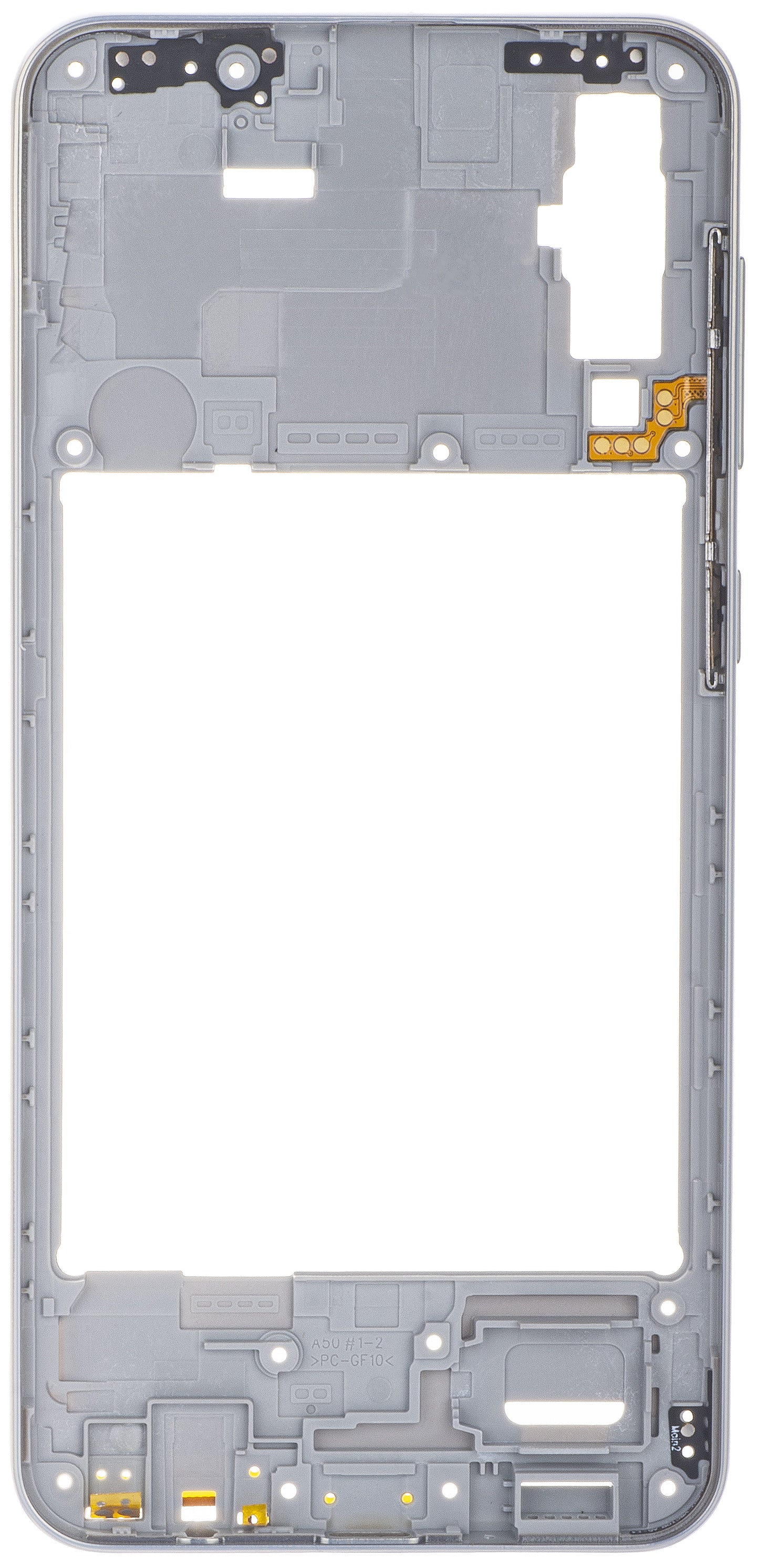 Samsung Galaxy Galaxy A50 A505 Half Case, Silver