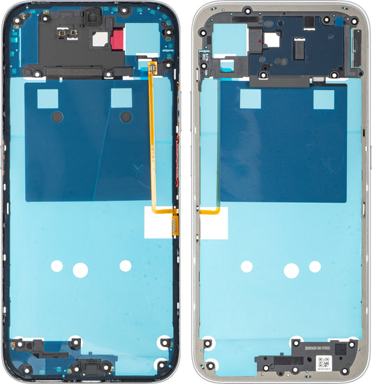 Κεντρικό Κάλυμμα Honor 600 Smart, Λευκό (Meteor Silver), Service Pack 9707ADNS