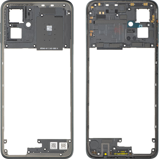 Κεντρικό Κάλυμμα Motorola Moto G55, Γκρι (Forest Grey), Service Pack 5S58C28444