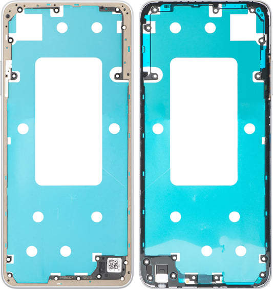 Κεντρικό Κάλυμμα Oppo A5 4G, Ασημί (Mist White), Service Pack 612118001142