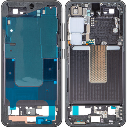 Carcasa Mijloc Samsung Galaxy S23 S911, Μαύρη (Phantom Black), Service Pack GH96-15624A