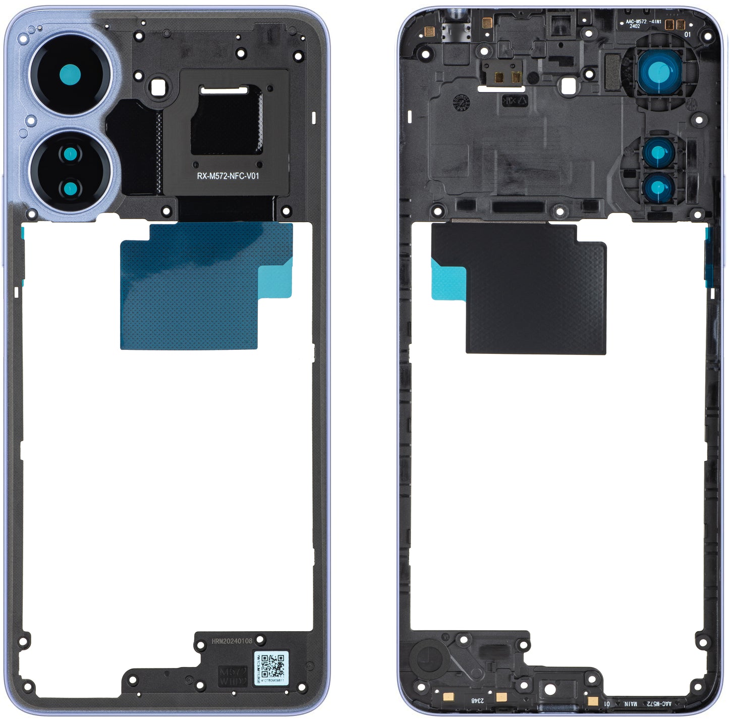 Θήκη Μέσης Xiaomi Poco C65, Μωβ, Service Pack 560003C3UP00