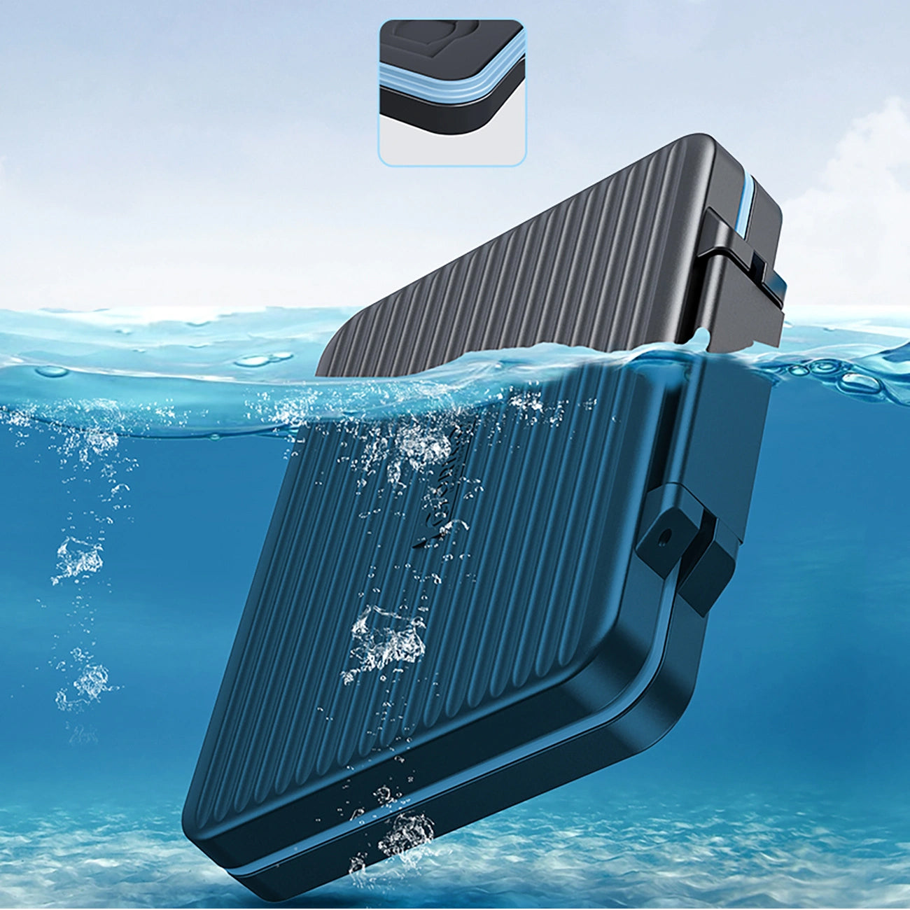 Orico PHCD-3 Protective Case for SD / microSD Memory Cards, Black
