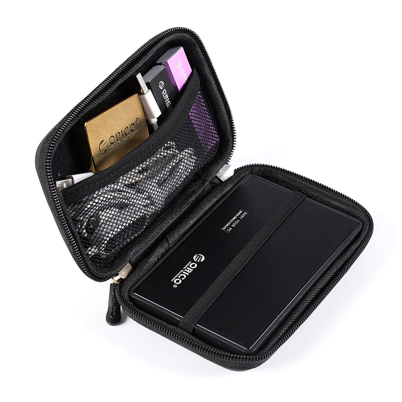 Orico PHL-25 Protective Case for 2.5inch HDD / SSD, Black
