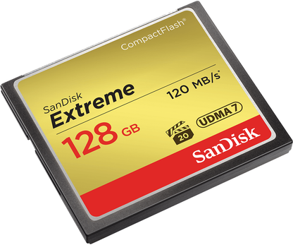 Κάρτα Μνήμης CompactFlash SanDisk Extreme, 128Gb, UDMA 7 SDCFXSB-128G-G46