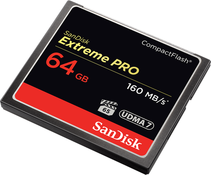 Κάρτα Μνήμης CompactFlash SanDisk Extreme Pro, 64Gb, UDMA 7 SDCFXPS-064G-X46