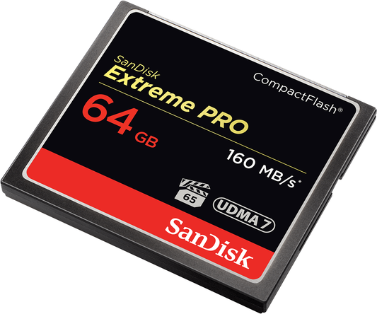 Κάρτα Μνήμης CompactFlash SanDisk Extreme Pro, 64Gb, UDMA 7 SDCFXPS-064G-X46