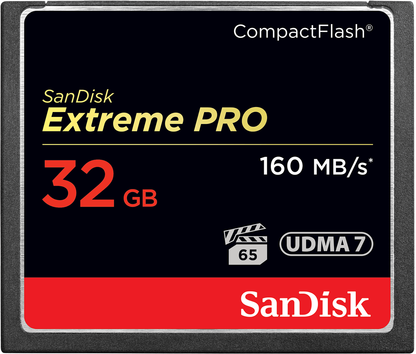 Κάρτα Μνήμης CompactFlash SanDisk Extreme Pro, 32Gb, UDMA 7 SDCFXPS-032G-X46