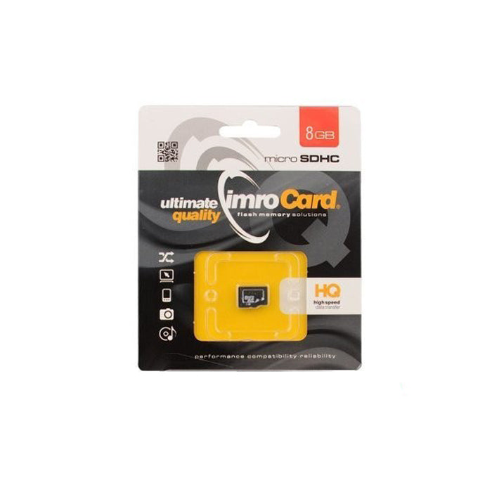 Κάρτα Μνήμης microSDHC Imro, 8Gb, Κατηγορία 10