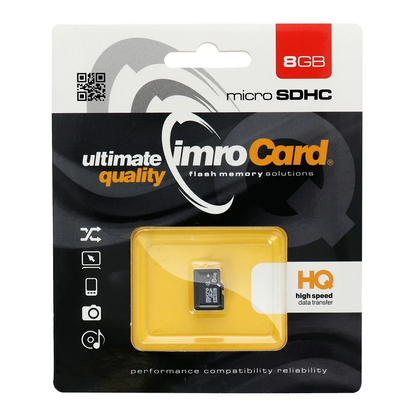 Κάρτα Μνήμης microSDHC Imro, 8Gb, Κατηγορία 4
