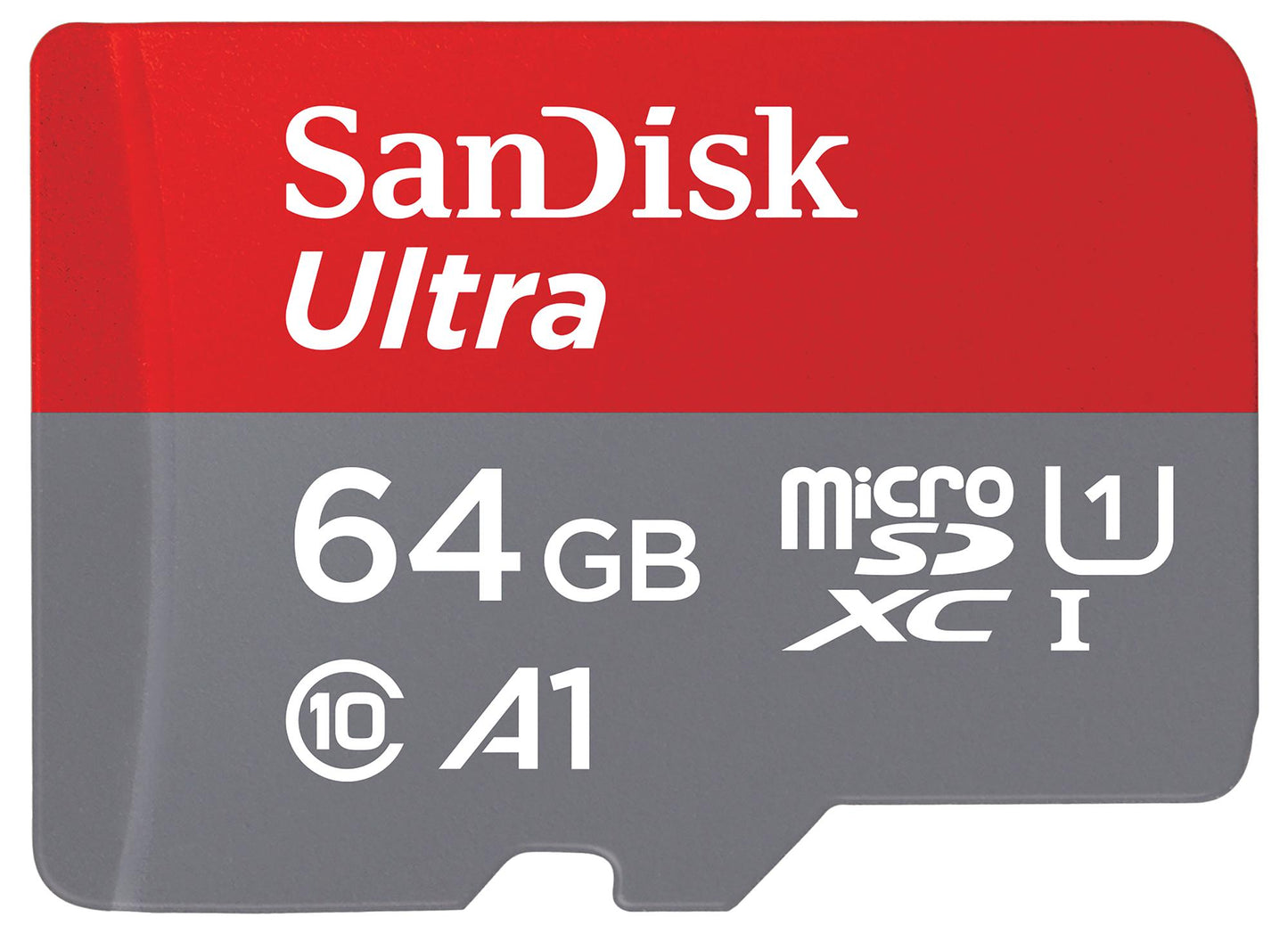 Κάρτα Μνήμης microSDXC SanDisk Ultra Android A1, 64Gb, Κλάση 10 / UHS-1 U1, Με Προσαρμογέα SDSQUAB-064G-GN6MA