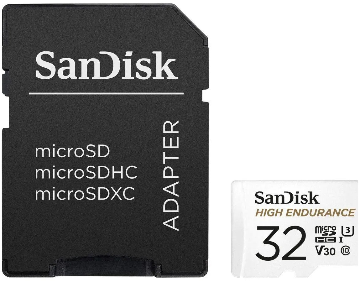Κάρτα Μνήμης microSDHC SanDisk High Endurance, 32Gb, Κατηγορία 10 / UHS-1 U3, Με Αντάπτορα SDSQQNR-032G-GN6IA