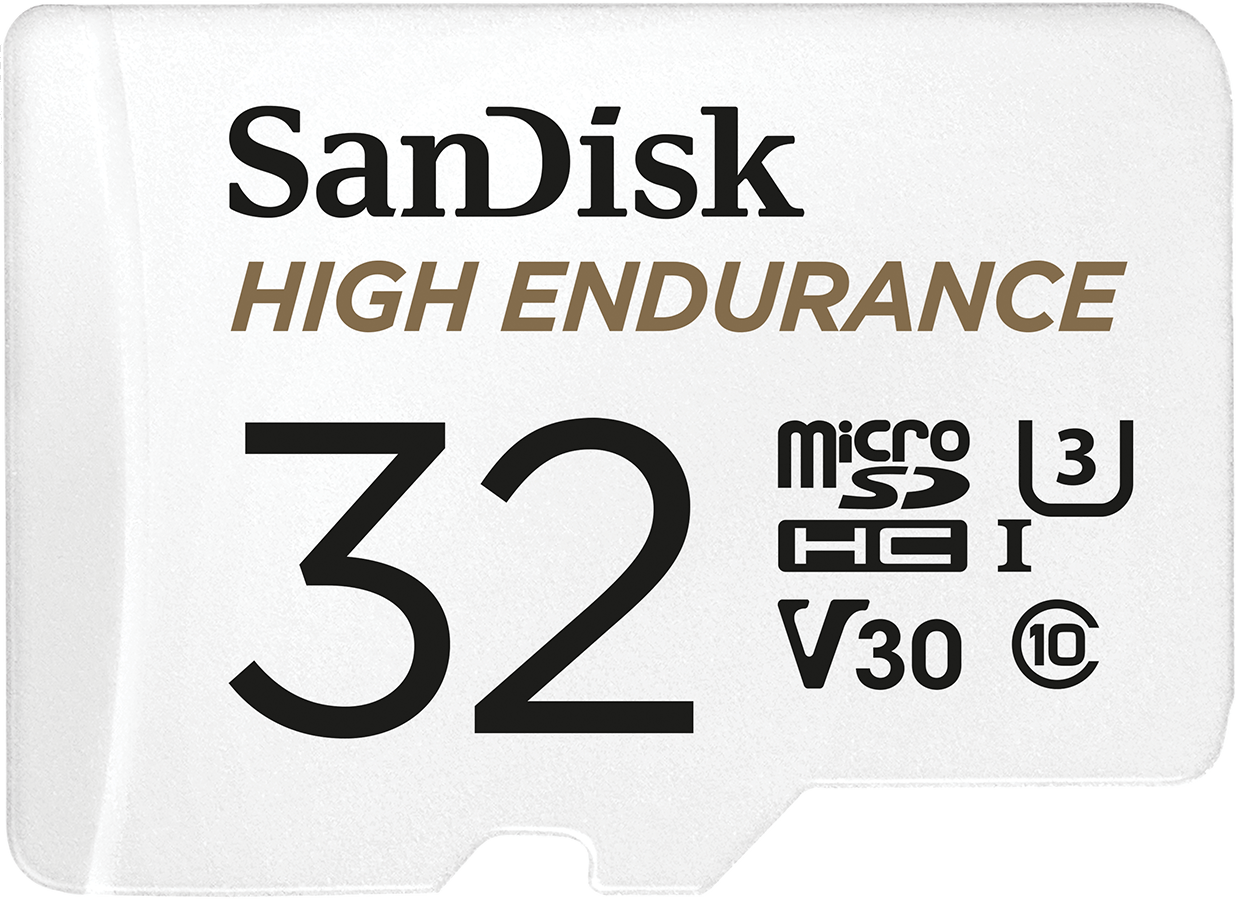 Κάρτα Μνήμης microSDHC SanDisk High Endurance, 32Gb, Κατηγορία 10 / UHS-1 U3, Με Αντάπτορα SDSQQNR-032G-GN6IA