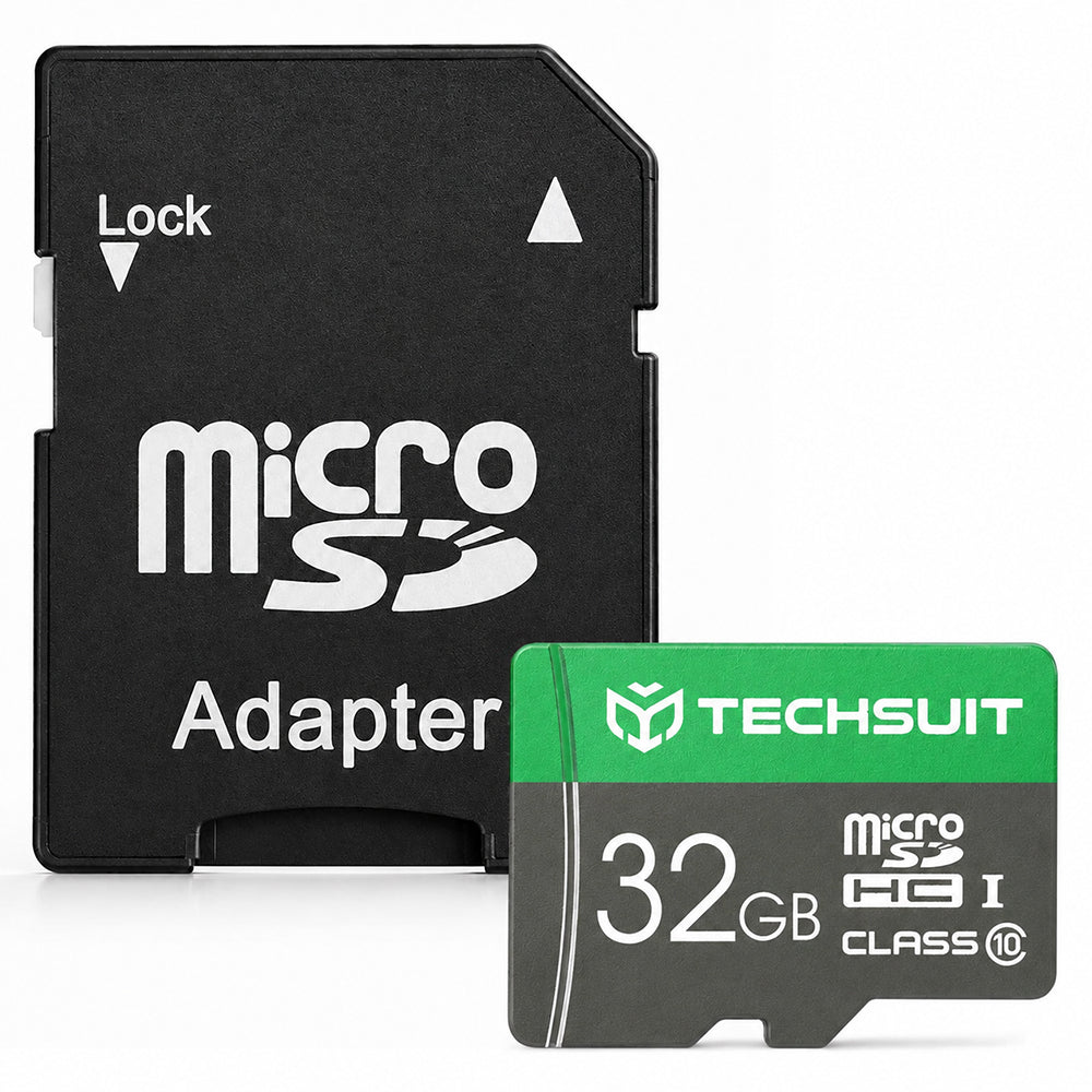Κάρτα μνήμης microSDHC Techsuit THCM11, 32 GB, Κλάση 10, με αντάπτορα