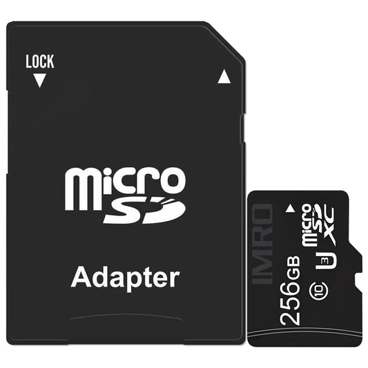Κάρτα Μνήμης microSDXC Imro, 256Gb, Κατηγορία 10 / UHS-1 U3, Με Αντάπτορα