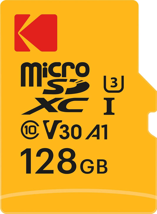 Κάρτα Μνήμης microSDXC Kodak Ultra Performance, 128Gb, Κλάση 10 / UHS-1 U3, Με Προσαρμογέα EKMSDM128GXC10HPRK