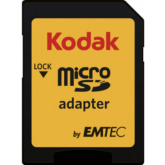 Κάρτα Μνήμης microSDXC Kodak, 64Gb, Κλάση 10 / UHS-1 U1, Με Προσαρμογέα EKMSDM64GXC10K