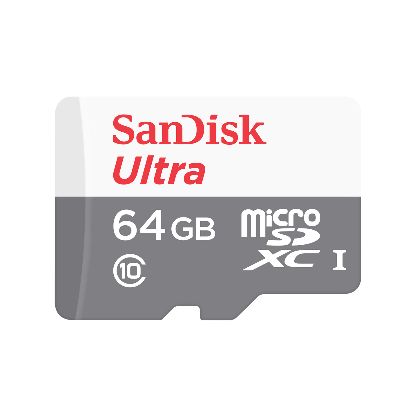 Κάρτα Μνήμης microSDXC SanDisk Ultra, 64Gb, Κλάση 10, Με Προσαρμογέα SDSQUNR-064G-GN6TA